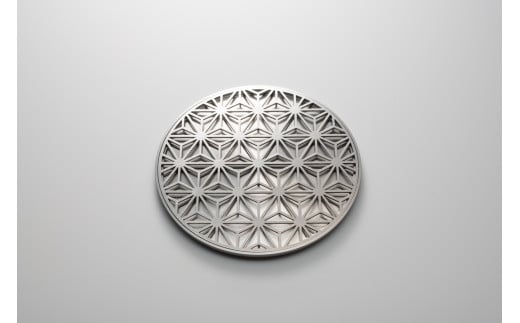 ユニメットコースター (ステンレストップ・ステンレスベース) 2個セット 伝統紋様