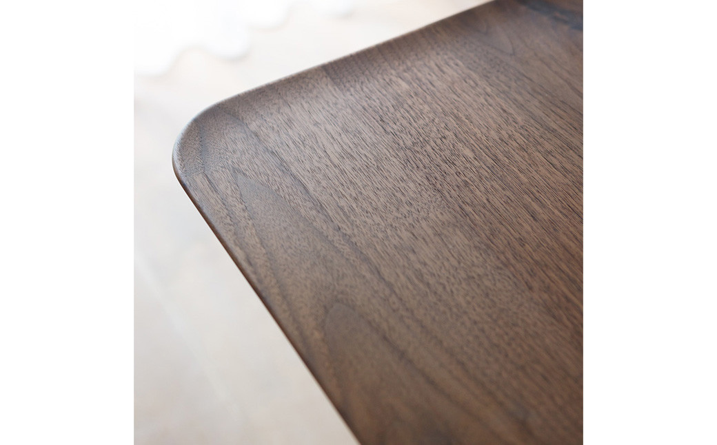 天然木 の上質な手触り ダイニングテーブル / ウォールナット材 または オーク材 【HIRASHIMA】AGILE Dining Table 140 受注生産