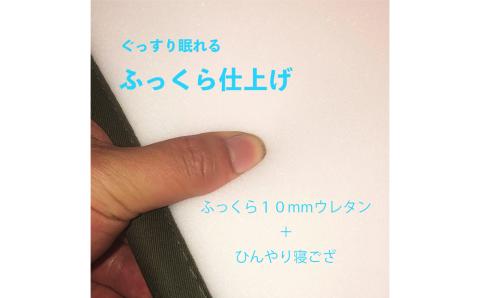フローリングの上でも使える！子供用 寝ござ 120cm×70cm ふっくら (グリーン/ピンク/ブルー) い草 寝具 選べる3色
