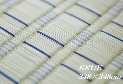 花ござカーペット 「藤彩」 348cm×348cm