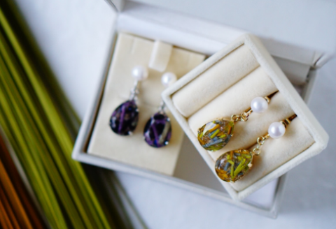 【A0-104】いぐさbijou　イヤリング