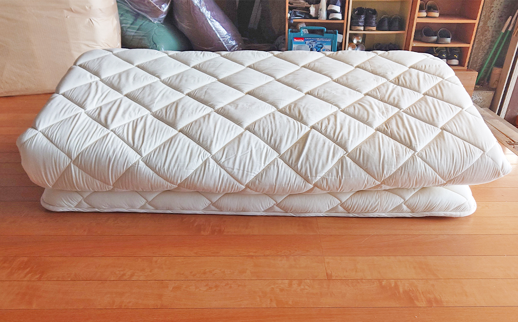 合繊三層敷布団 ダブルサイズ（140×210cm） 敷布団 敷き布団 しき布団 布団 ふとん ダブル