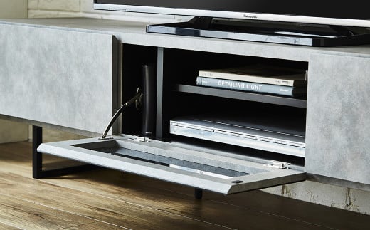 150 TVボード モカ (ブラウン・グレー) テレビ台 棚 インテリア