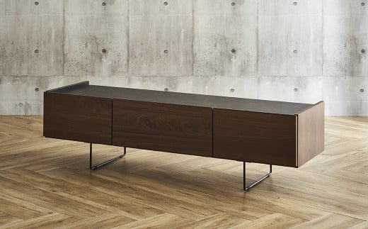 150 TVボード ダブル (ナチュラル・ブラウン) テレビ台 棚 インテリア