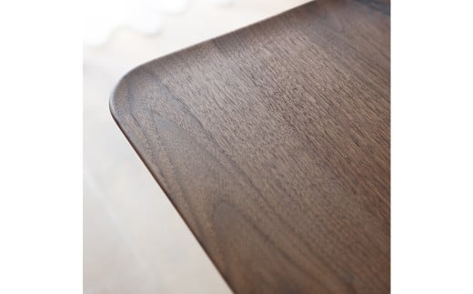 天然木 の上質な手触り ダイニングテーブル / ウォールナット材 または オーク材 【HIRASHIMA】AGILE Dining Table 084 受注生産