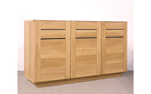 スマイル サイドボード 120 (NA/BR) キャビネット インテリア 家具 福岡県 柳川市