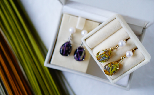 【A0-104】いぐさbijou　イヤリング