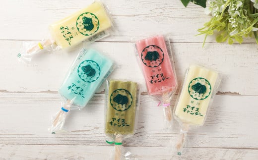 カバ印のアイスキャンデー15本セット （あまおう、ミルク、抹茶、ソーダ、甘夏） 各3本 お取り寄せ スイーツ アイス