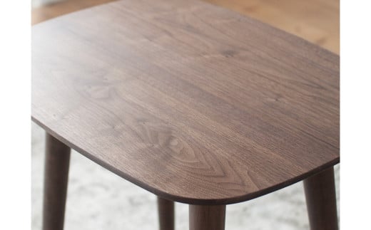 ウォルナット材のソファテーブル 60cm 高さを選べます。 ウォルナット テーブル 家具