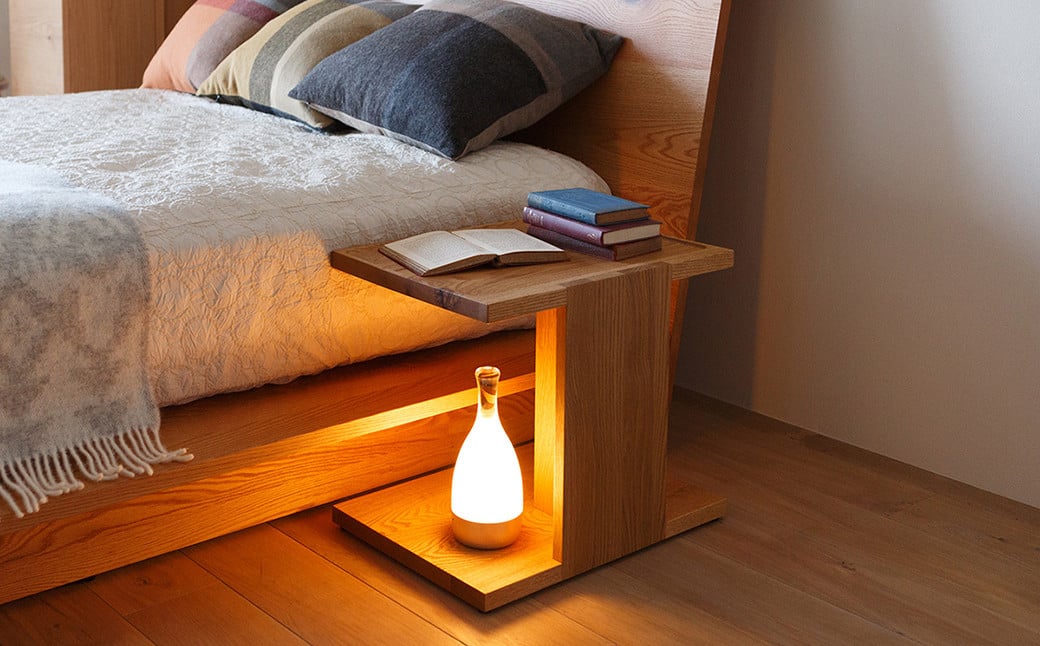 【受注生産】職人が一点一点丁寧に仕上げた力強い天然の木目が美しい サイド テーブル 。HIRASHIMA CARAMELLA Side Table 049 Low