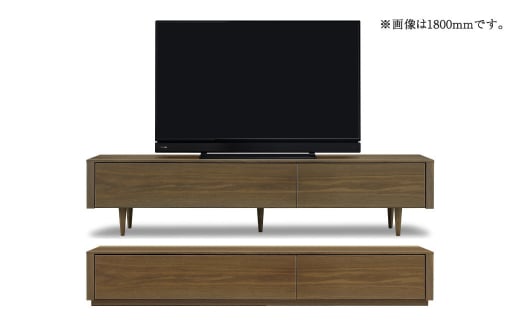 ライズ テレビボード 160【ウォールナット / オーク】【脚タイプ/台輪タイプ】