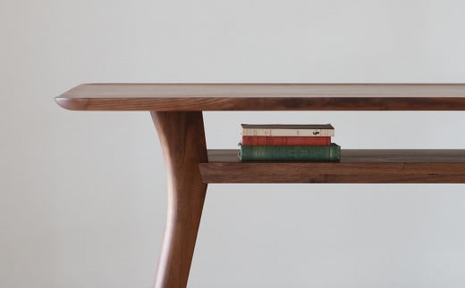天然木 の上質な手触り ダイニングテーブル / ウォールナット材 または オーク材 【HIRASHIMA】AGILE Dining Table 168 受注生産