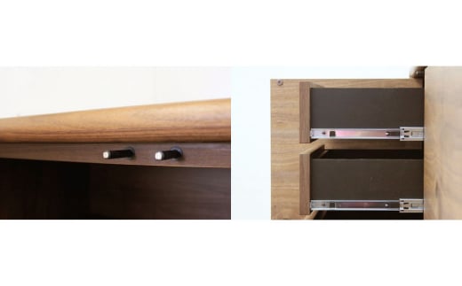 ミューク サイドボード 120 【ウォールナット・オーク】 家具 天然木