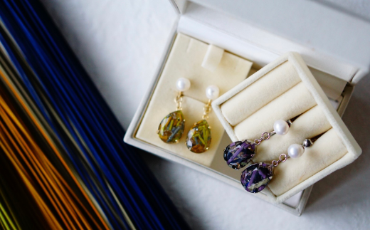 【A0-104】いぐさbijou　イヤリング