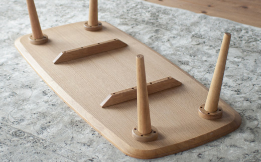 アルダー材のローテーブル (2サイズ 90cm・120cm) 高さも選べます。 アルダー テーブル 家具 インテリア