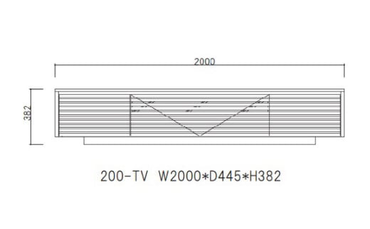 ENN 200 テレビボード WN