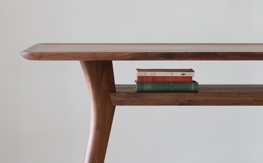 天然木 の上質な手触り ダイニングテーブル / ウォールナット材 または オーク材 【HIRASHIMA】AGILE Dining Table 140 受注生産