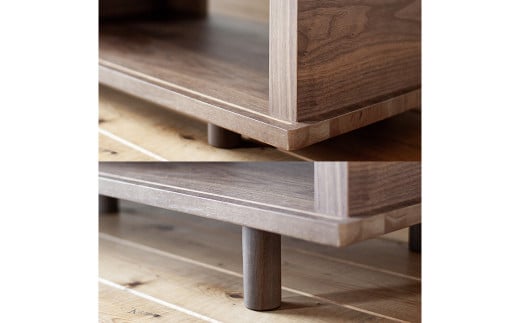 ウォルナット材のテレビボード【180cm】 テレビボード 家具 リビング テレビ 台 TV台 ローテーブル 収納 福岡県 柳川市