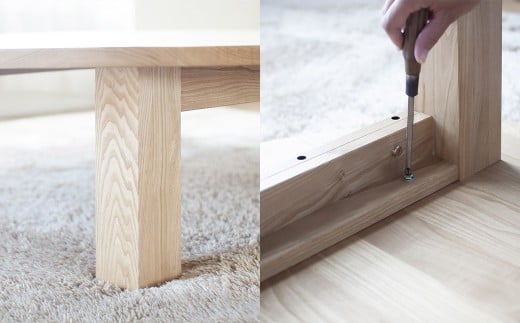 くりのちゃぶ台 （直径140cm・国産栗材・オイル塗装） ／ ちゃぶ台 食卓 座卓 ローテーブル テーブル 机 ラウンドテーブル 丸テーブル 木製 インテリア 家具 ダイニング 日本製 福岡県 柳川市