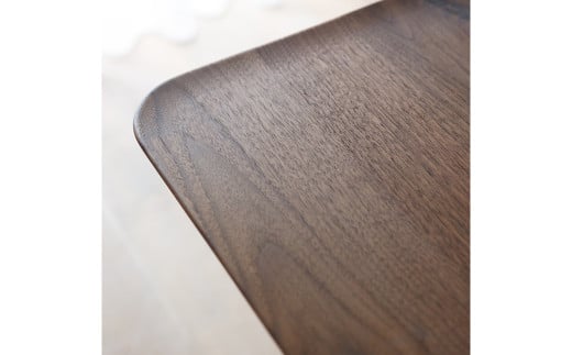 天然木 の上質な手触り ダイニングテーブル / ウォールナット材 または オーク材 【HIRASHIMA】AGILE Dining Table 168 受注生産