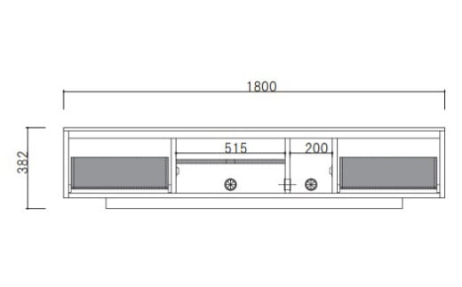 ENN 180 テレビボード WO