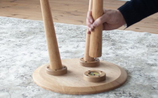 オーク材のサイドテーブル 40cm 高さを選べます。 オーク テーブル 家具 インテリア