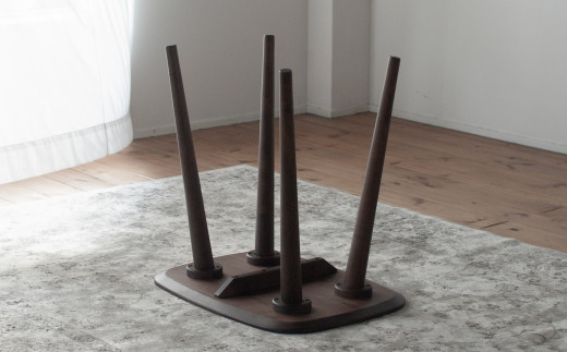 ウォルナット材のソファテーブル 60cm 高さを選べます。 ウォルナット テーブル 家具