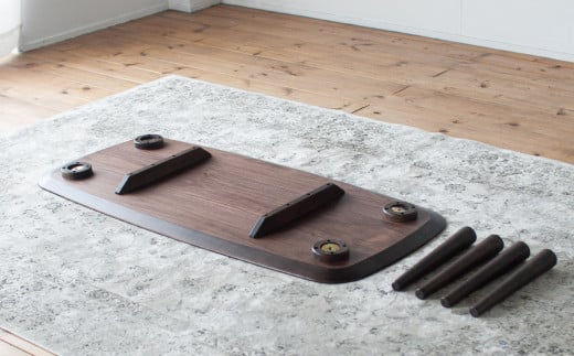 ウォルナット材のローテーブル (2サイズ 90cm 120cm) 高さも選べます。 ウォルナット テーブル 家具 インテリア