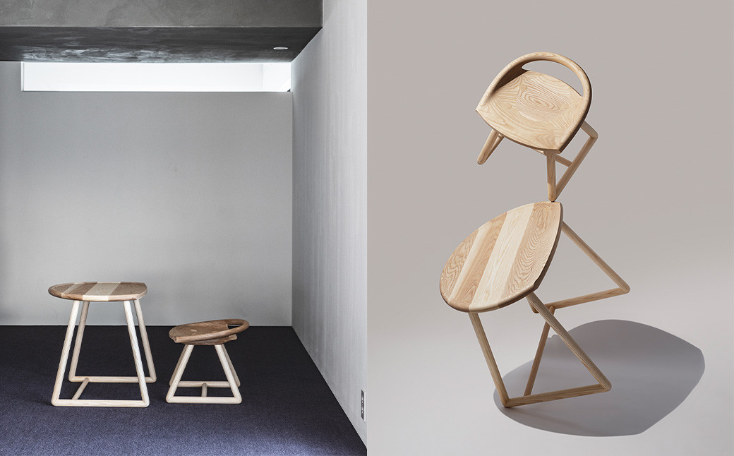 トッテ キッズ デスク 高さ50cm 天然木無垢 ホワイトアッシュ