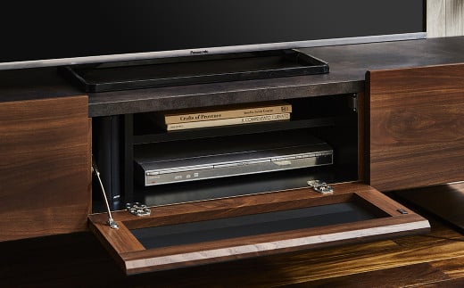 180 TVボード ダブル (ナチュラル・ブラウン) テレビ台 棚 インテリア