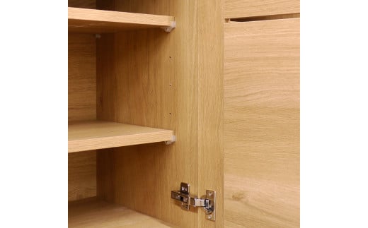 スマイル サイドボード 120 (NA/BR) キャビネット インテリア 家具 福岡県 柳川市