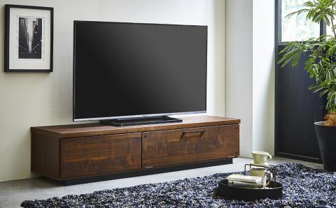 150 TVボード ドルフィン (ナチュラル・ブラウン) テレビ台 棚 インテリア
