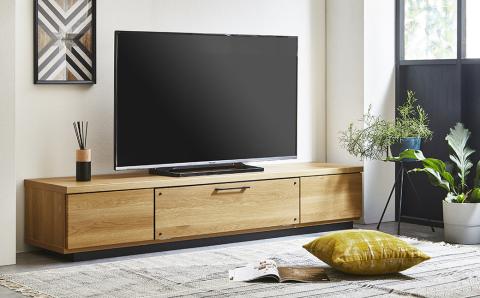 180 TVボード ドルフィン (ナチュラル・ブラウン) テレビ台 棚 インテリア