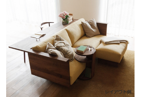 【S540-001】CARAMELLA Counter Sofa 189 カプリス