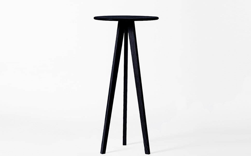 ミツキ スタンドテーブル【檳榔子黒】