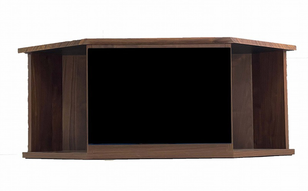 カイザ コーナー TVボード (ナチュラル・ブラウン) TV台 テレビ台 家具 インテリア