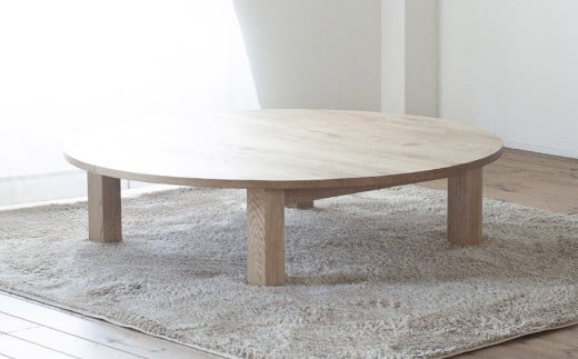 くりのちゃぶ台 （直径120cm・国産栗材・オイル塗装） ／ ちゃぶ台 食卓 座卓 ローテーブル テーブル 机 ラウンドテーブル 丸テーブル 木製 インテリア 家具 ダイニング 日本製 福岡県 柳川市