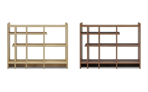 ノコ ローシェルフ【ウォールナット/オーク】 家具 天然木