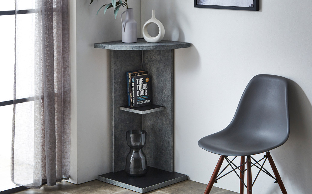 グラフコーナー カウンター 2口コンセント付き 家具 福岡県 柳川市