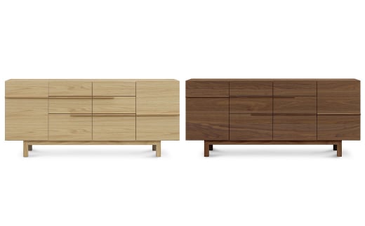 ノコ サイドボード 160【ウォールナット/オーク】 家具 天然木