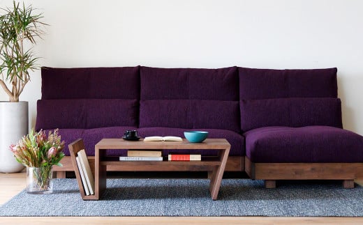 天然木 の リビングテーブル / ウォールナット材 または オーク材 【HIRASHIMA】 LIBERIA PLUS Living Table 105 受注生産