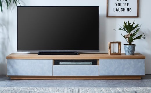 ハリーファ180ローボード ローボード 引出し収納 大容量 強化紙 ナチュラル 木目 ストーン柄 北欧モダン リビングルーム フルオープン三段レール フルスライドレール 家具 インテリア 福岡県 柳川市 送料無料