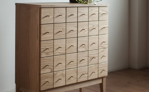 天然オイル仕上 「栗の木」 ドロワー (大) 引出し インテリア