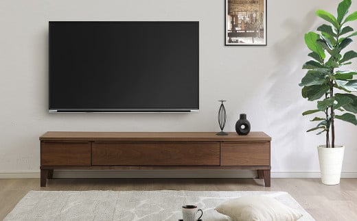 レオ180 TVボード（ウォールナット/レッドオーク）