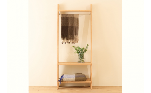 天然木ハンガー コートハンガー / ウォールナット材 または オーク材 【HIRASHIMA SCALA Hanger 070】 受注生産