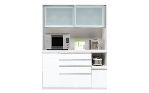 食器棚 ルピナス 150OP【白木目・ウォールナット・メープル】