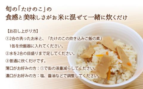 たけのこの炊き込みご飯の素(8個)