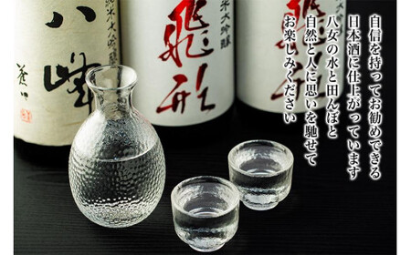 ＜純米大吟醸＞飛形・八峰 1.8L ×3本セット 日本酒 酒 お酒 逸品 飲み比べ 福岡県 八女市