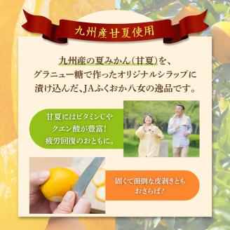 甘味と苦味のバランスが特徴 甘夏缶詰(全果粒、身割れ混合)1２缶入