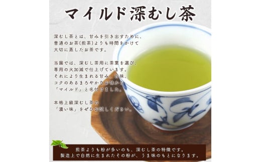 八女茶100％ 「マイルド深むし茶」上級３種飲み比べ 100g×３袋＜岩崎園製茶＞